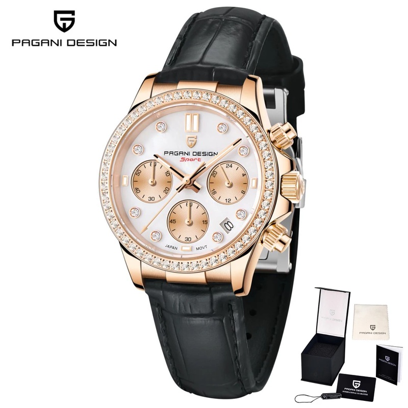Luxury Watch In Usa - PAGANI DESIGN Luxury Diamond Encrusted Women's