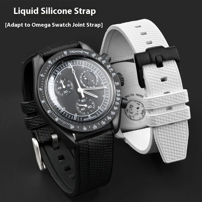 20mm 22mm Liquid Silicone Stra - огляд і ціна Omega Watch Speedmaster