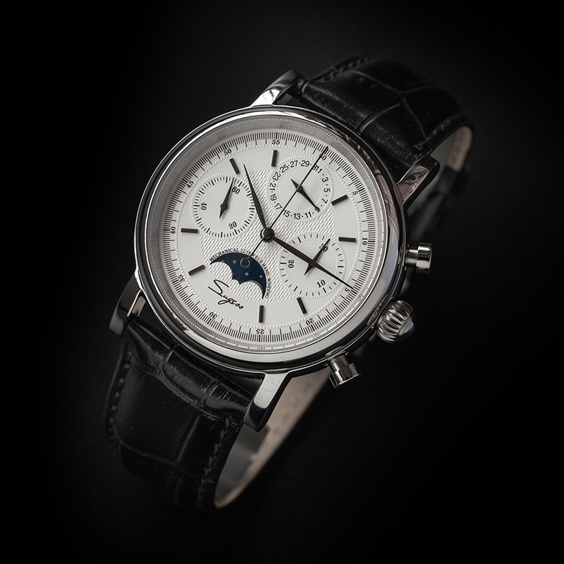 Sugess Mechanical Men Watch Or - огляд і ціна Moonphase Complication Watch