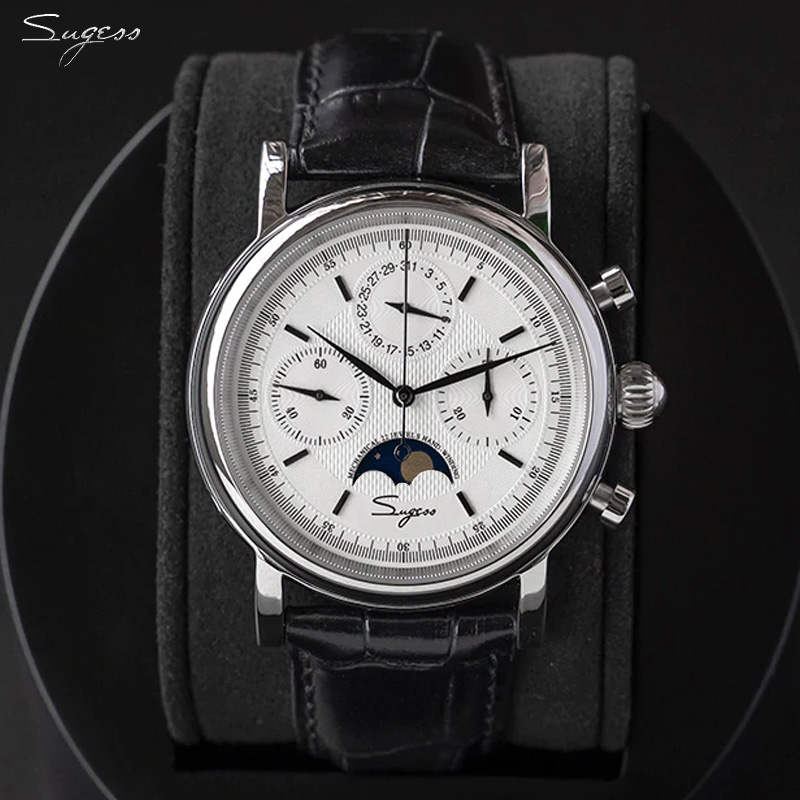 Sugess Men Watch Original Move - огляд і ціна Moonphase Complication Watch