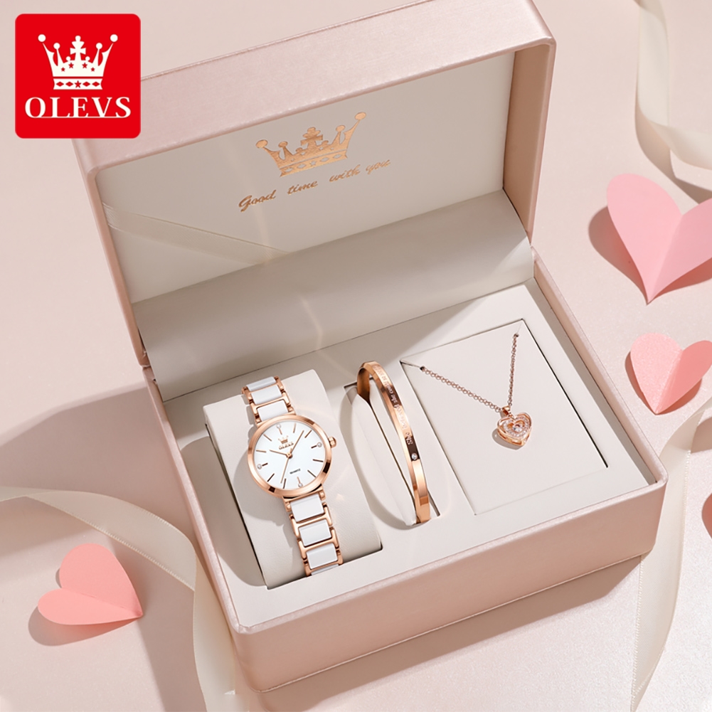 OLEVS Women Watch 5877 Luxury  - огляд і ціна Ladies Luxury Watch