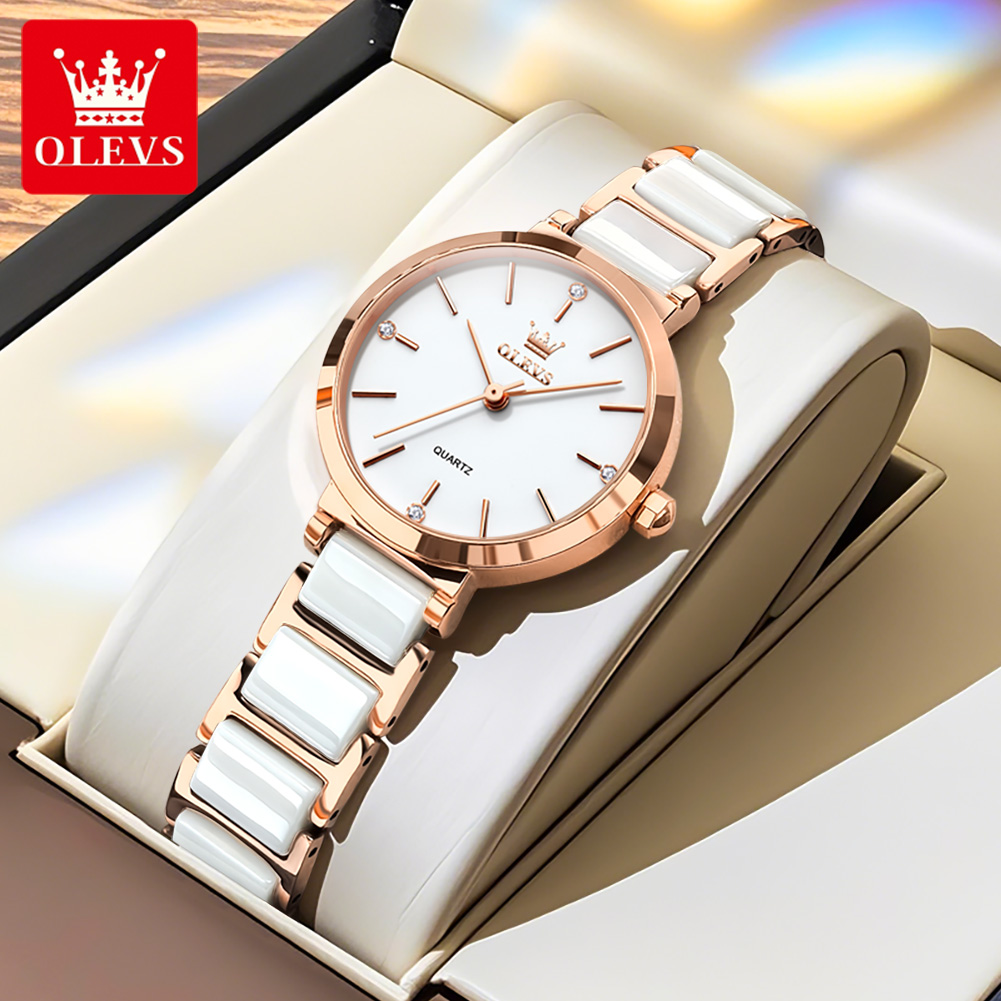 OLEVS Women Watch 5877 Luxury  - огляд і ціна Ladies Luxury Watch