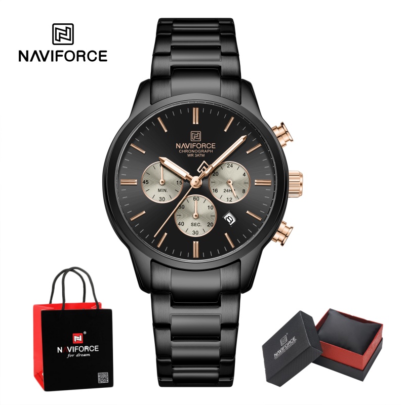 NAVIFORCE Men Quartz Chronogra - огляд і ціна Luxury Watch Men