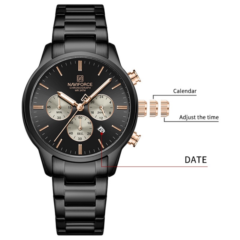 NAVIFORCE Men Quartz Chronogra - огляд і ціна Luxury Watch Men