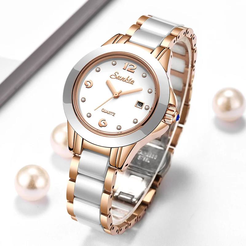 Sunkta Fashion Casual Quartz W - огляд і ціна Ladies Luxury Watch