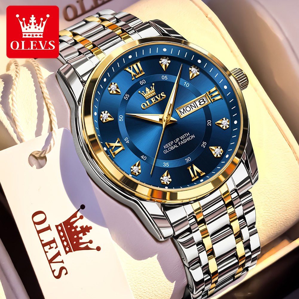 OLEVS Brand Fashion men's watc - огляд і ціна Luxury Watch Men