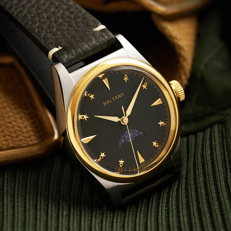 Baltany 36mm Dress Watches Man - огляд і ціна Moonphase Complication Watch